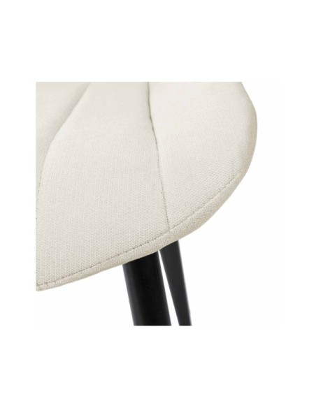 Silla ÅME, Textil / Contrachapado / Metal / Beige