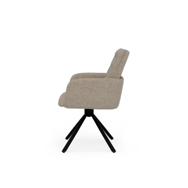 Silla Giratoria LOMAX, Textil / Metal...