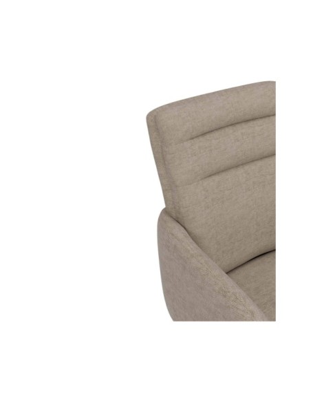Silla Giratoria LOMAX, Textil / Metal / Taupe