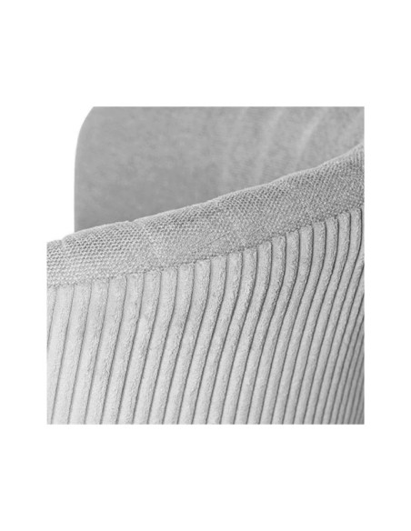 Silla ELIZABETH, Textil / Plástico / Metal / Gris Claro