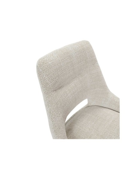 Silla KADEN, Textil / Plástico / Metal / Beige