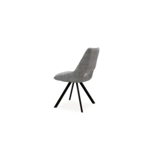 Silla KADEN, Textil / Plástico / Metal / Gris Claro 2