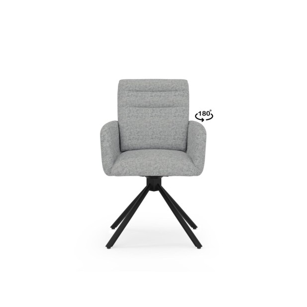 Silla Giratoria LOMAX, Textil / Metal...