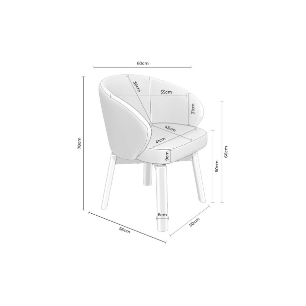 Silla Giratoria NOREL, Textil / Haya...