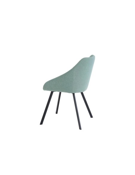 Silla LAIA, Textil / Contrachapado / Metal / Menta
