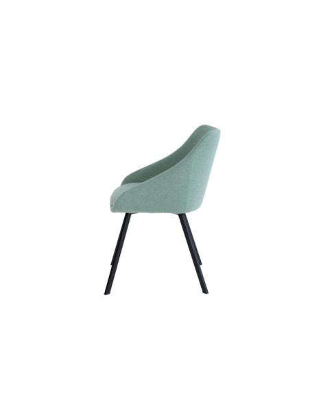 Silla LAIA, Textil / Contrachapado / Metal / Menta