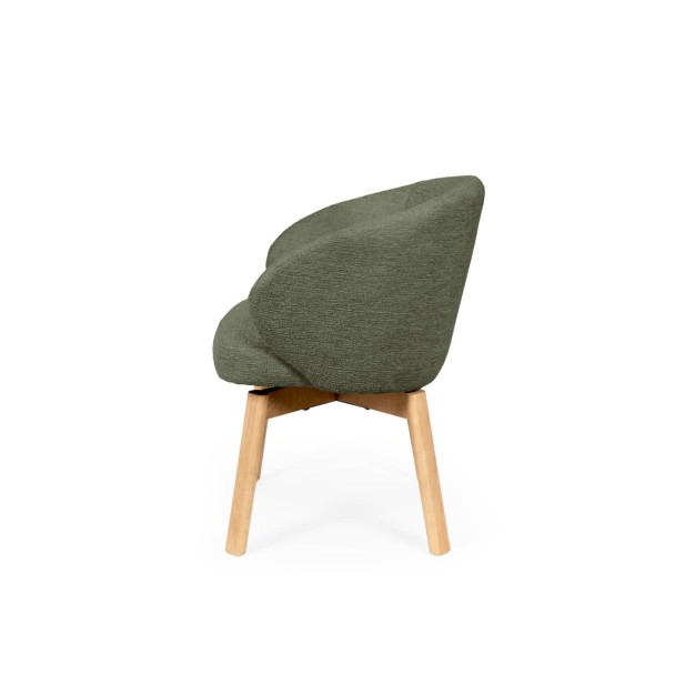 Silla Giratoria NOREL, Textil / Haya...