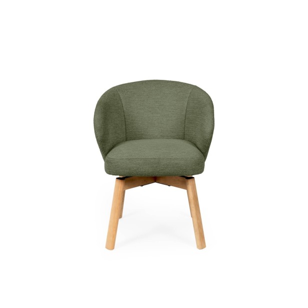 Silla Giratoria NOREL, Textil / Haya...