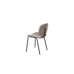Silla NÖTTJA, Textil / Plástico / Metal / Taupe 2