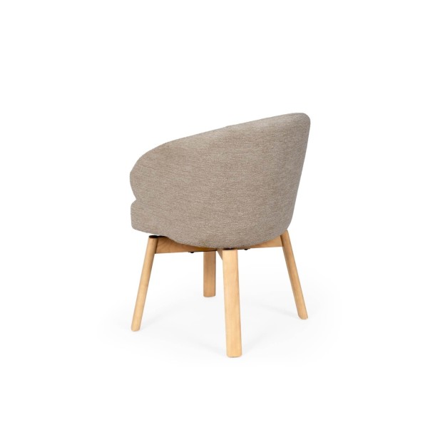 Silla Giratoria NOREL, Textil / Haya...