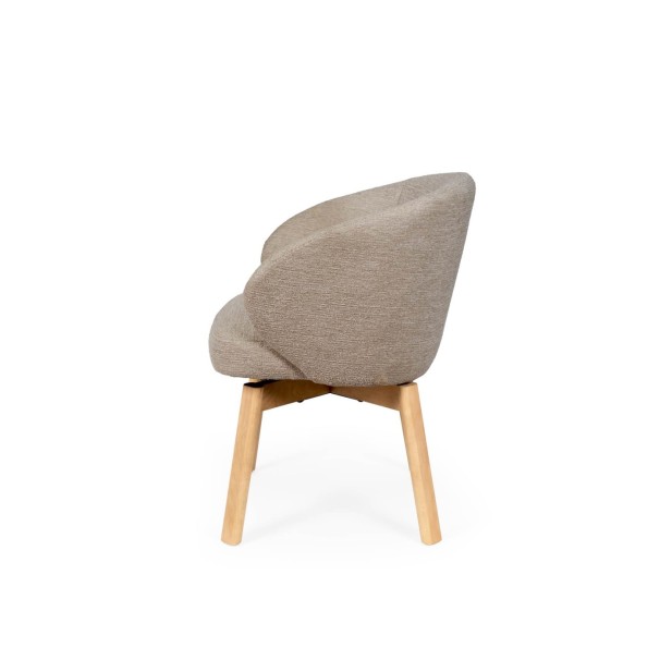 Silla Giratoria NOREL, Textil / Haya...