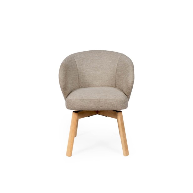 Silla Giratoria NOREL, Textil / Haya...