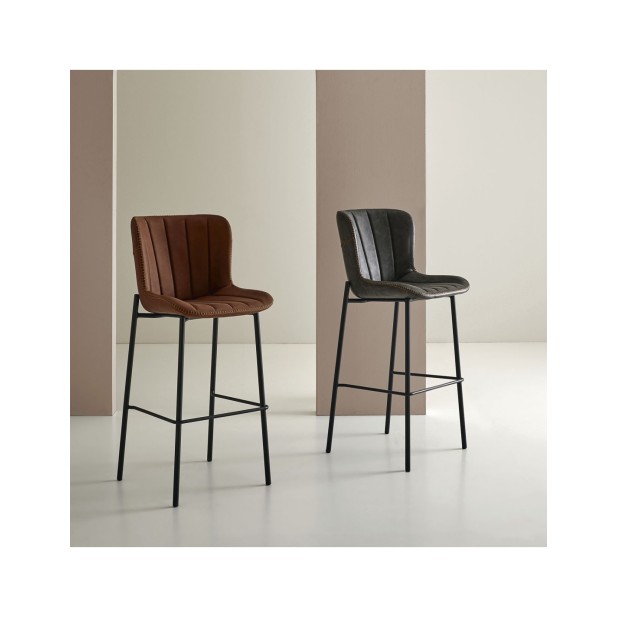 Taburete Alto RALPH 80 cm, Textil /...