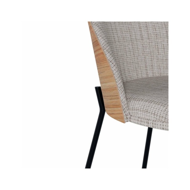 Silla CASANOVA, Textil / Chapa de...