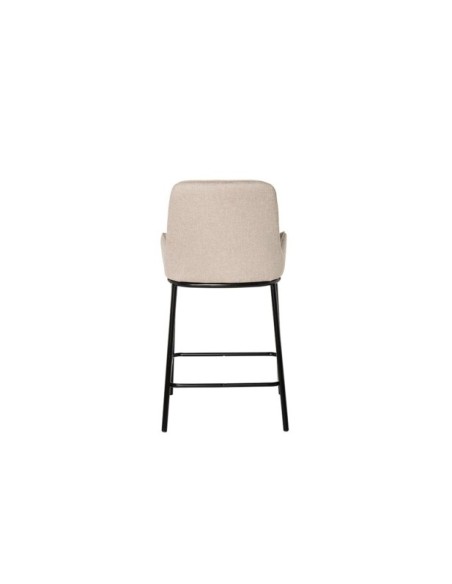 Taburete Alto AVA 66 cm, Textil / Metal / Plástico / Beige