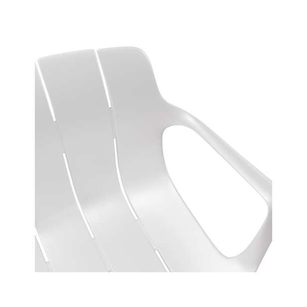Silla OMAR, Plástico / Metal / Blanco