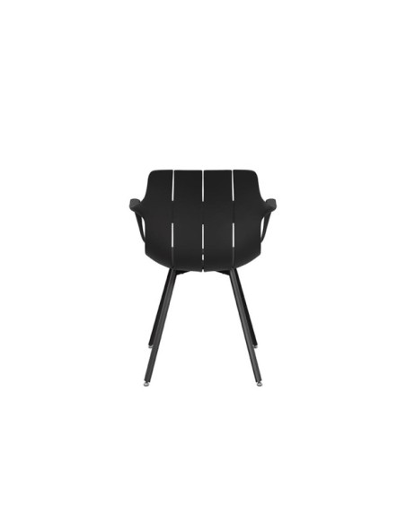 Silla OMAR, Plástico / Metal / Negro