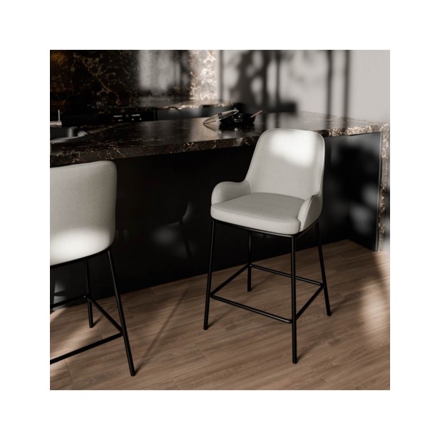 Taburete Alto AVA 66 cm, Textil /...