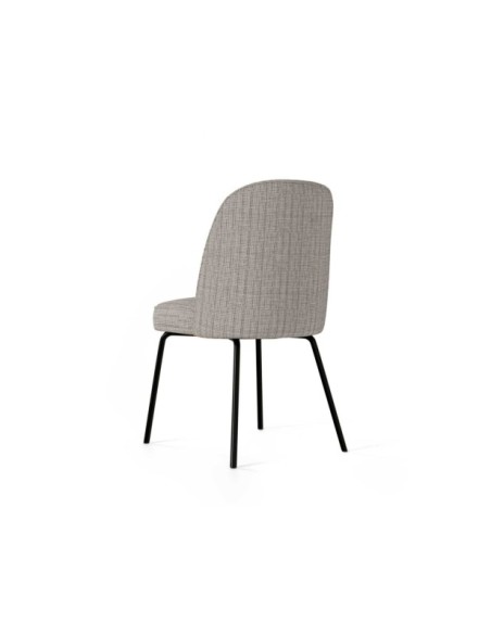 Silla WADE, Textil / Plástico / Metal / Taupe