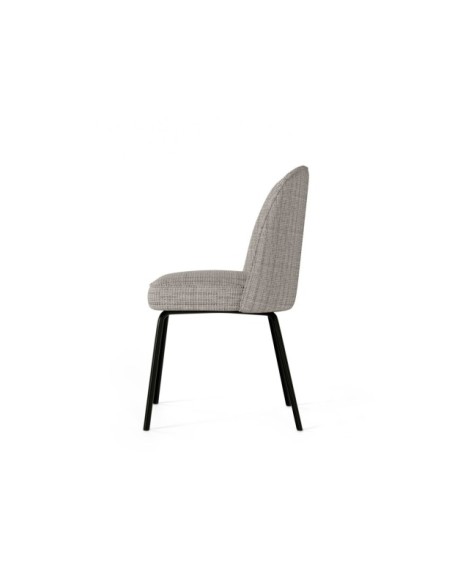 Silla WADE, Textil / Plástico / Metal / Taupe