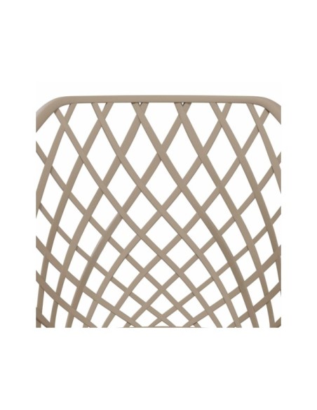 Silla CHARLES, Plástico / Metal / Beige