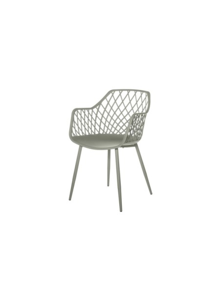 Silla CHARLES, Plástico / Metal / Menta