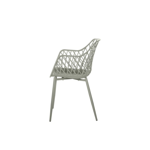 Silla CHARLES, Plástico / Metal / Menta