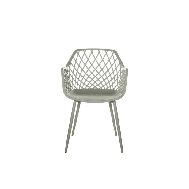 Silla CHARLES, Plástico / Metal / Menta