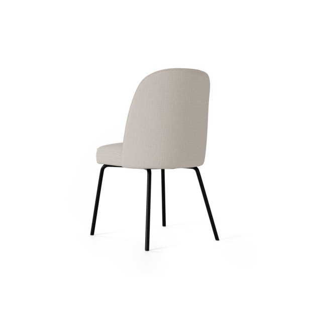 Silla WADE, Textil / Metal / Beige