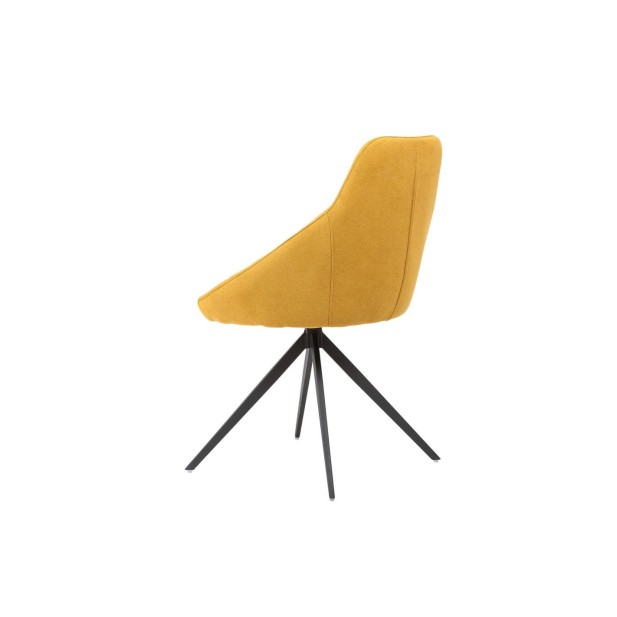 Silla Giratoria LOLA, Textil / Acero...