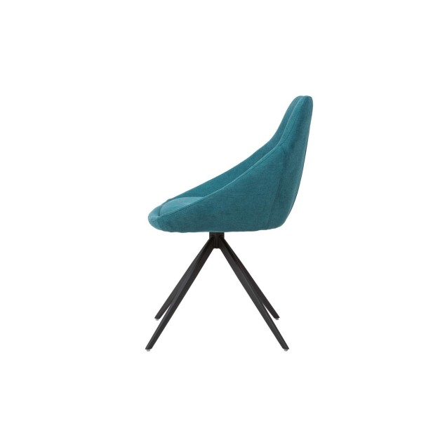 Silla Giratoria LOLA, Textil / Acero...