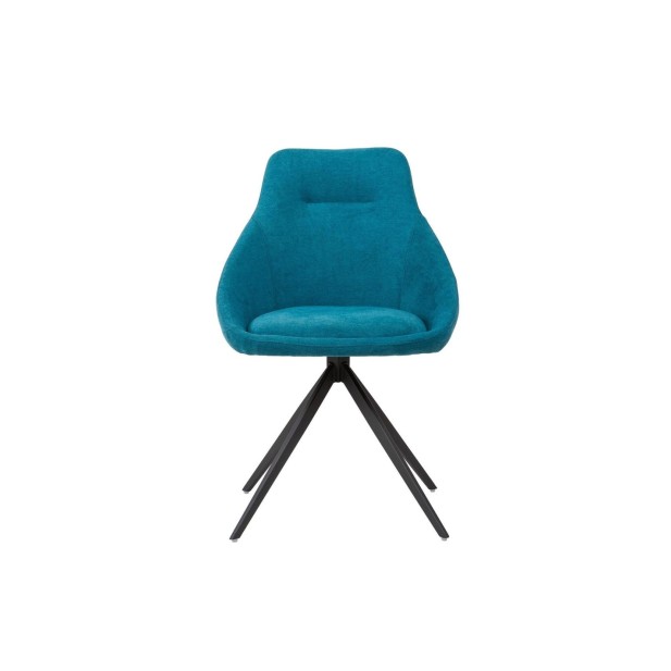 Silla Giratoria LOLA, Textil / Acero...