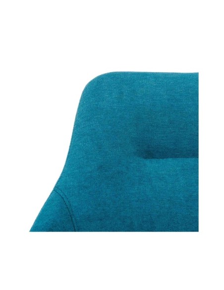 Silla Giratoria LOLA, Textil / Acero / Azul