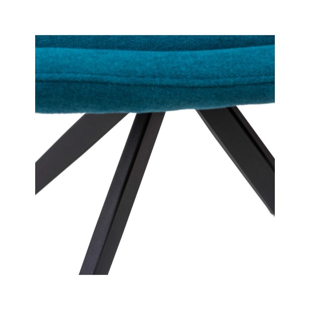 Silla Giratoria LOLA, Textil / Acero...