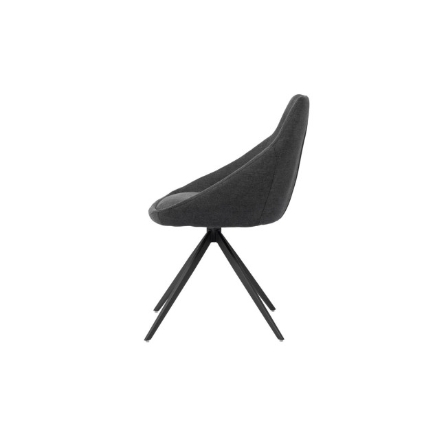 Silla Giratoria LOLA, Textil / Acero...