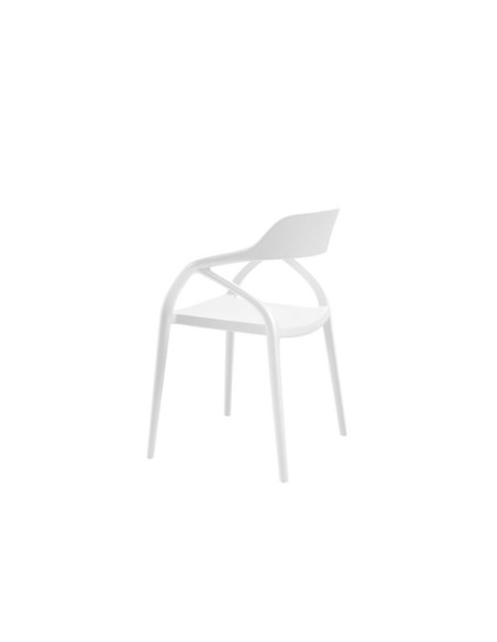 Silla JURGEN, Plástico / Blanco