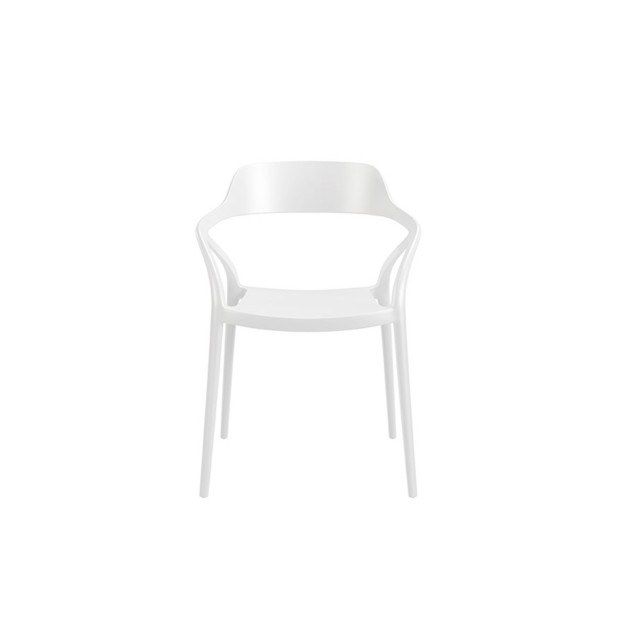 Silla JURGEN, Plástico / Blanco