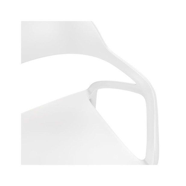 Silla JURGEN, Plástico / Blanco