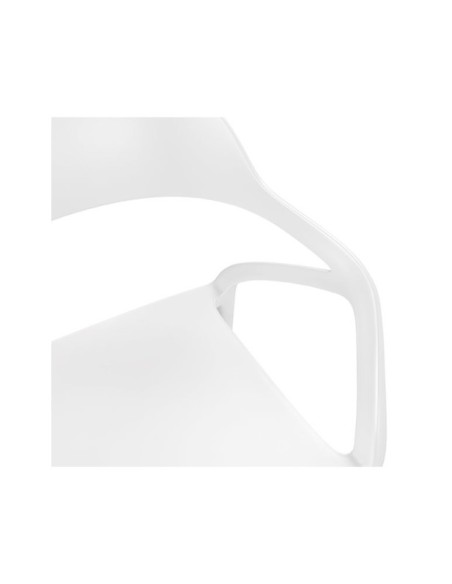 Silla JURGEN, Plástico / Blanco