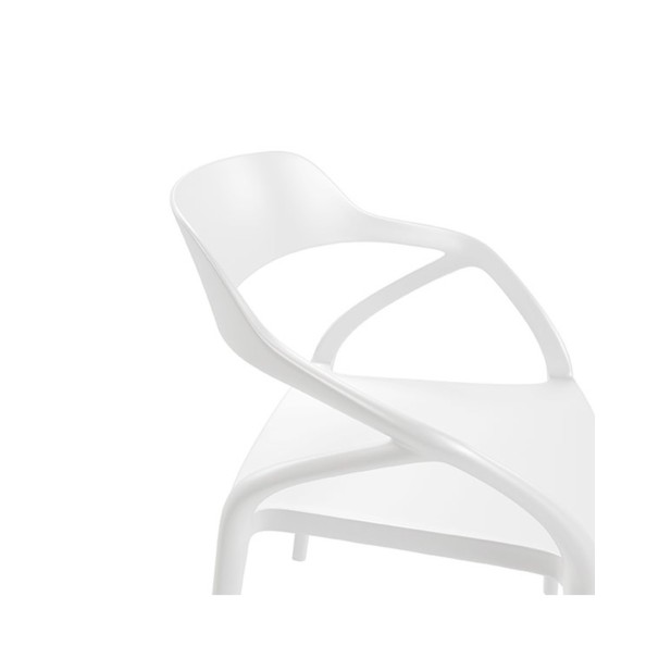 Silla JURGEN, Plástico / Blanco