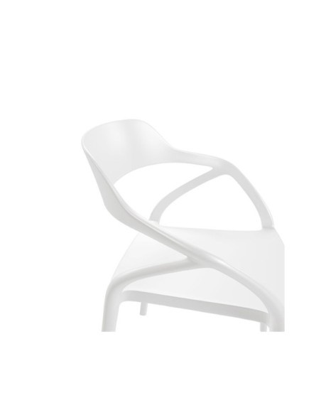 Silla JURGEN, Plástico / Blanco