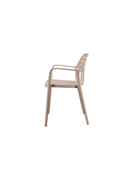 Silla DOVER, Plástico / Beige