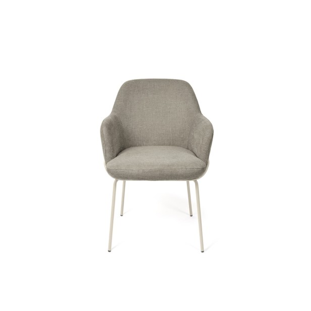 Silla ARIEL, Textil / Metal / Taupe /...