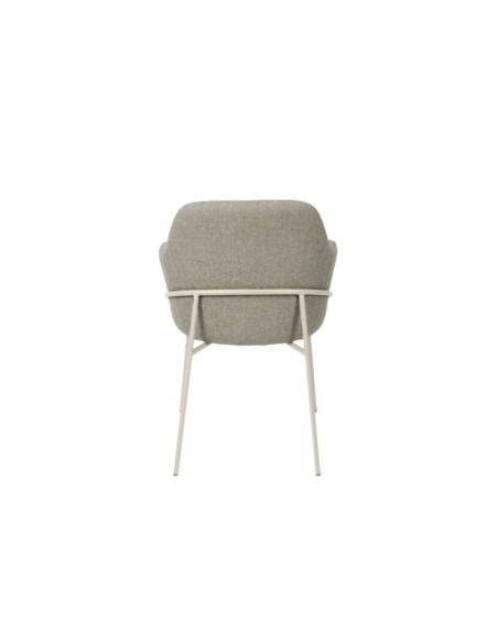 Silla ARIEL, Textil / Metal / Taupe / Beige