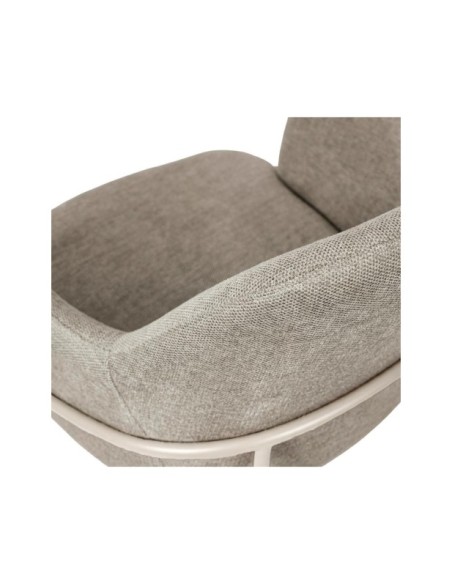 Silla ARIEL, Textil / Metal / Taupe / Beige