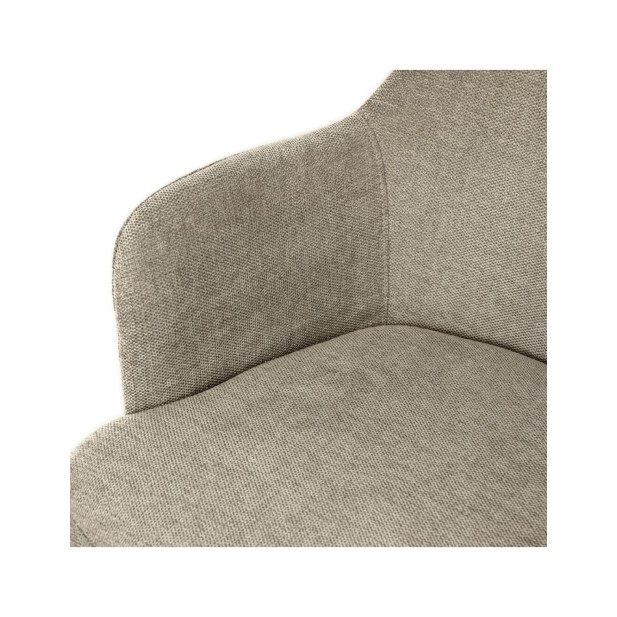Silla ARIEL, Textil / Metal / Taupe /...