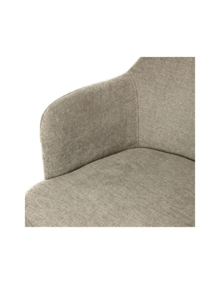 Silla ARIEL, Textil / Metal / Taupe / Beige