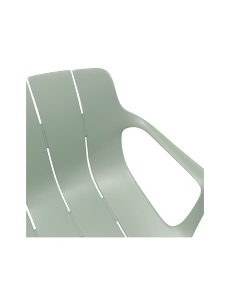 Silla OMAR, Plástico / Metal / Menta