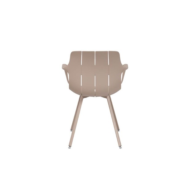 Silla OMAR, Plástico / Metal / Beige
