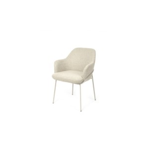 Silla ARIEL, Textil / Metal / Beige / Beige